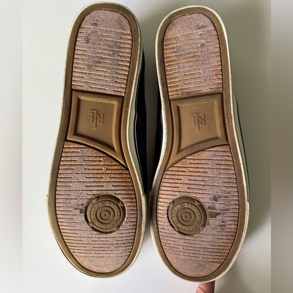 Lauren Ralph Lauren Blue Canvas Slip-On Sneakers Size 9 - Picture 6 of 7